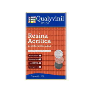 Resina Acrílica Qualyvinil Base Água Incolor 18L