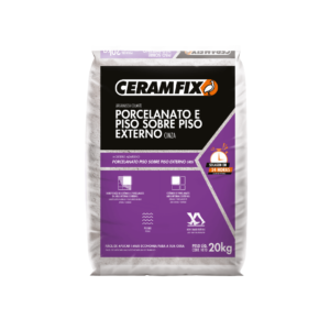 Argamassa Porcelanato e piso sobre piso Ceramfix 20kg